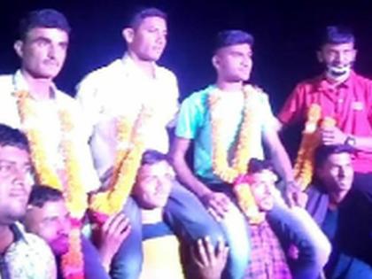 Six young men enlisted in the army | सहा तरुणांची सैन्यदलात भरती Six young men enlisted in the army | सहा तरुणांची सैन्यदलात भरती