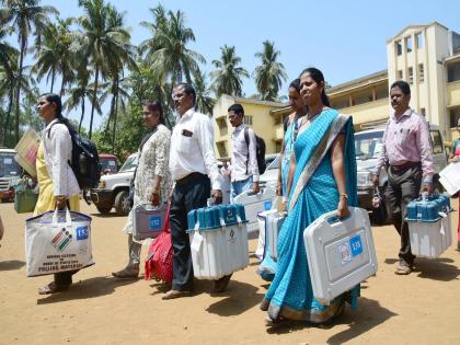 For the Lok Sabha, employees left for polling stations in Kolhapur and Hatkanangle constituencies with voting material | LokSabha2024: है तैयार हम.., मतदान साहित्य घेऊन कोल्हापूरचे कर्मचारी मोहिमेवर