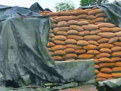 21 thousand quintals of rice open | २१ हजार क्विंटल धान उघड्यावर