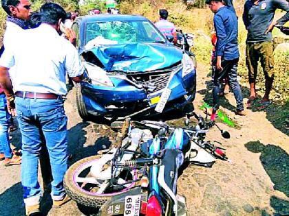 Five injured in three accidents | तीन अपघातात पाच जखमी