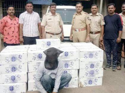 Illegal liquor seized in Gujarat | गुजरातकडे जाणारी अवैध दारू जप्त