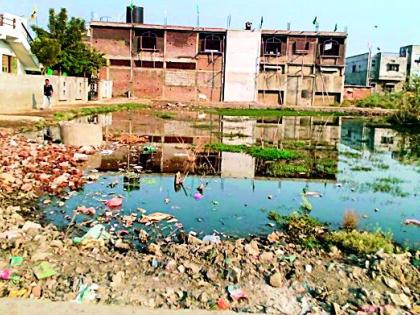  Pond sewage pools | पुसदमध्ये सांडपाण्याचे तळे