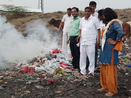 Gutkha destroyed in Beed | बीडमध्ये ९१ हजारांचा गुटखा नष्ट