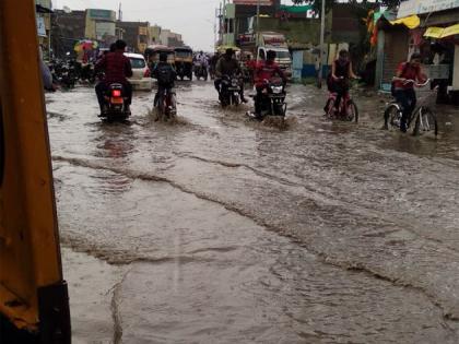 Heavy rains in Patur taluka | परतूर तालुक्यात जोरदार पाऊस