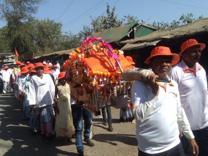  Sai Palikhi from Pimpalgaon to Shirdi | पिंपळगाव येथून साई पालखी शिर्डीकडे रवाना