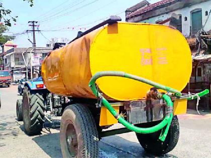 No rain water, tanker gets water supply! | आला पावसाळा, तरी टँकरने पाणीपुरवठा नाही!