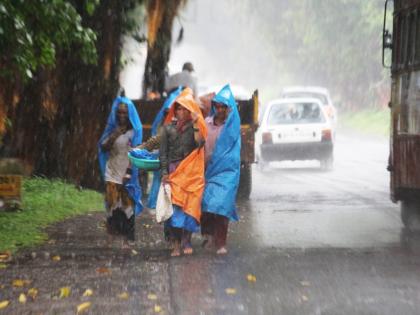 Kolhapur: After two days of rest, rain repert | कोल्हापूर : दोन दिवसाच्या विश्रांतीनंतर पावसाची रिपरिप