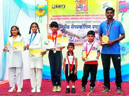 District-level rip skipping competition | जिल्हास्तरीय रोप स्किपिंग स्पर्धा