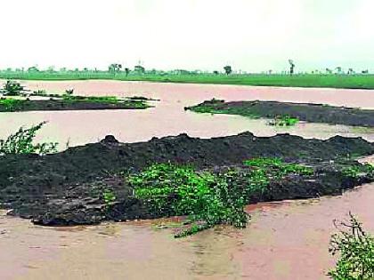 Storage ponds broken - Fish and fish are carried away | साठवण तलाव फुटला - मासे अन् मत्स्यबीज गेले वाहून