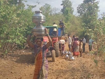 Note: Tanker water supply to Borichibari village | दखल : बोरीचीबारी गावाला टँकरने पाणीपुरवठा