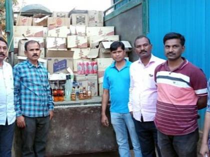 Alcohol of Haryana and Madhya Pradesh found in Gadchiroli | गडचिरोलीत सापडली हरियाणा व मध्यप्रदेश राज्यातील दारू