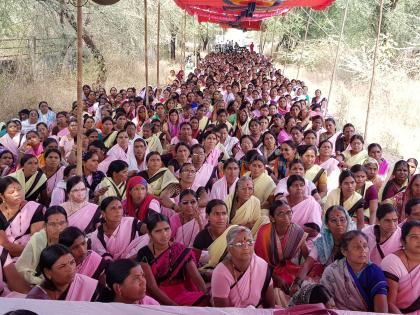  Movement of Women's Day, Anganwadi Helpers | महिला दिनी अंगणवाडी मदतनीसांचे आंदोलन