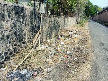 Jailroad areas smelled of waste | जेलरोड भागात कचऱ्याने दुर्गंधी