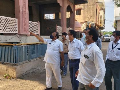 Inspection of Khedgaon drinking water scheme | खेडगावच्या पेयजल योजनेची पाहणी