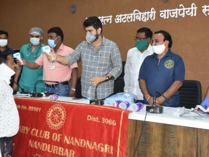 Health check up of cleaning staff by Rotary | रोटरी तर्फे सफाई कर्मचाऱ्यांची आरोग्य तपासणी Health check up of cleaning staff by Rotary | रोटरी तर्फे सफाई कर्मचाऱ्यांची आरोग्य तपासणी