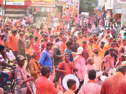 Immersion procession in Nandurbar | नंदुरबारात विसजर्न मिरवणुका उत्साहात Immersion procession in Nandurbar | नंदुरबारात विसजर्न मिरवणुका उत्साहात