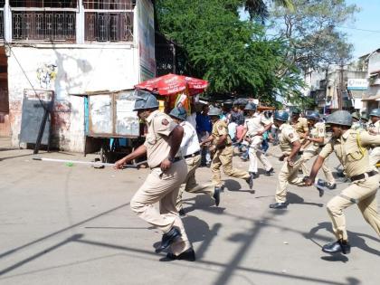  Mokdrail of rural police on the backdrop of Ganeshotsav, Moharram | गणेशोत्सव, मोहरमच्या पार्श्वभूमीवर ग्रामीण पोलिसांचे मॉकड्रिल