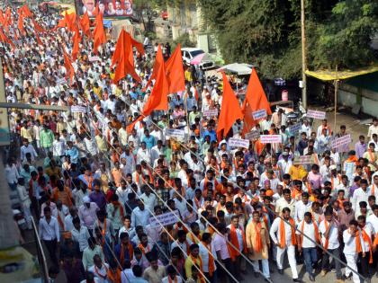 Parbhani District Kacheri Morcha: Campus of the Dane by Shivsainik's announcements | परभणी जिल्हा कचेरीवर मोर्चा : शिवसैनिकांच्या घोषणांनी दणाणला परिसर