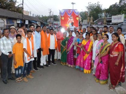 Two-wheeler rally, Shobayatra for the birth anniversary of Lord Parashurama at Dhule | धुळे येथे भगवान परशुराम यांच्या जयंतीनिमित्त दुचाकी रॅली, शोभायात्रा