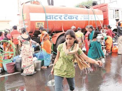 nashik,water,supply,through,nashik,nagar,tanker | नाशिक, नगरला टॅँकरद्वारे पाणीपुरवठा