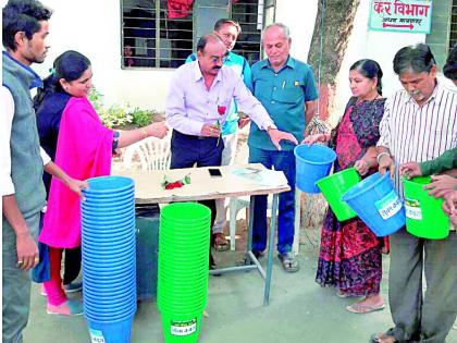 Cleanliness lessons from 'Drafting' competition | ‘आलेखन’ स्पर्धेतून स्वच्छतेचे धडे