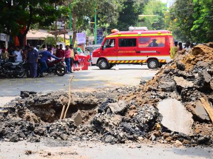 Gas lane of the metropolis triggered by negligence of Tmc: Luckily avoided harm | ठामपाच्या निष्काळजीपणामुळे महानगरची गॅसलाइन फुटली: सुदैवाने हानी टळली