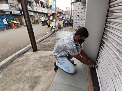 Shopkeepers decide to open shop from Monday | सोमवारपासून दुकाने उघडण्याचा दुकानदारांचा निर्धार