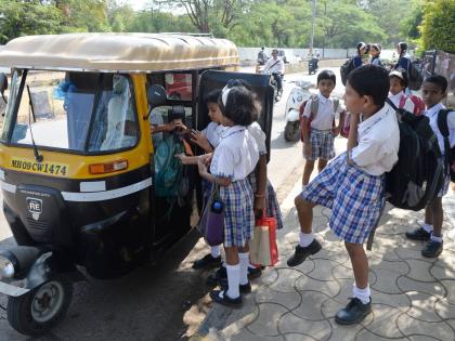 The decision to hit the road on occasion, the feeling of parents | रिक्षातून विद्यार्थी वाहतूक : प्रसंगी रस्त्यावर उतरण्याचा निर्णय,पालकांची भावना