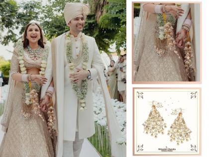 Parineeti Chopra-Raghav Chadha Wedding: Couple’s initials, coffee, Ek Onkar, London in bride’s kaliras | कॉफी, लंडन ते एक ओंकार... परिणीतीच्या कलीरेमध्ये दडलीय जोडप्याची रोमँटिक स्टोरी