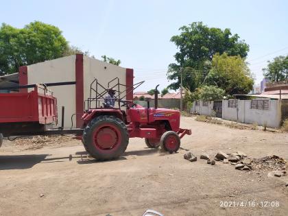 Demand for repair of colony road | कॉलनी रस्ता दुरुस्तीची मागणी