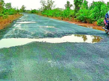 The work of Siron highway was incomplete | सिरोंचा महामार्गाचे काम अपूर्णावस्थेत