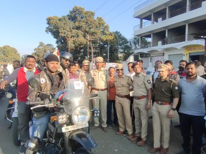 Public Awareness Rally under Road Safety Campaign | रस्ता सुरक्षा अभियानांतर्गत कळवणला जनजागृती रॅली