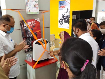 Dedication of Oxygen Machine by Indian Jain Association | भारतीय जैन संघटनेतर्फे ऑक्सिजन यंत्राचे लोकार्पण