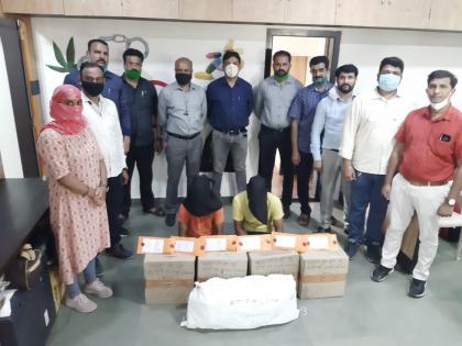 Two arrested for smuggling hashish in Thane: Narcotics seized cost of 3.25 corore | ठाण्यात चरसची तस्करी करणाऱ्या दोघांना अटक: सव्वा तीन कोटीचे चरस हस्तगत