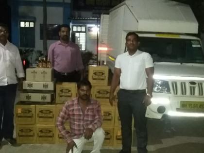 1 lakh 91 thousand alcoholic beverages seized in the procession | धाडसत्रात १ लाख ९१ हजाराचा मद्यसाठा जप्त