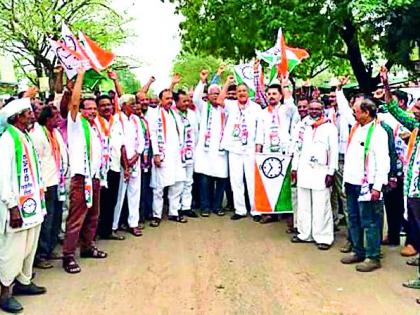 On the street street for various demands | विविध मागण्यांसाठी राकाँ रस्त्यावर