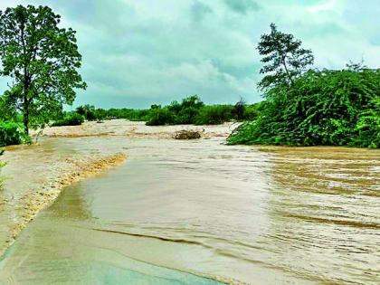 There was heavy rain in the Wani subdivision | वणी उपविभागात मुसळधार पावसाने हाहाकार