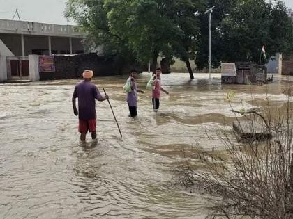 Many villages on the banks of the Beas River were submerged; Pong Dam water level at 1397 feet | बियास नदीच्या काठावरील १२ गावे पाण्याखाली; पोंग धरणाच्या पाण्याची पातळी १३९७ फुटांवर