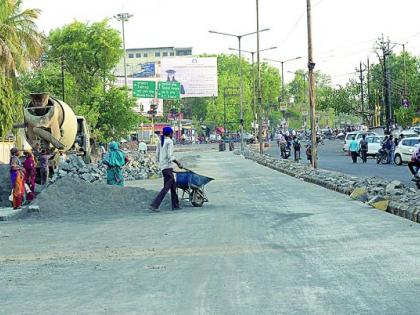 2.60 crore spent even though the cement road in the Nagpur is not completed | २.६० कोटी खर्चूनही उपराजधानीतील सिमेंट रोड अर्धवटच