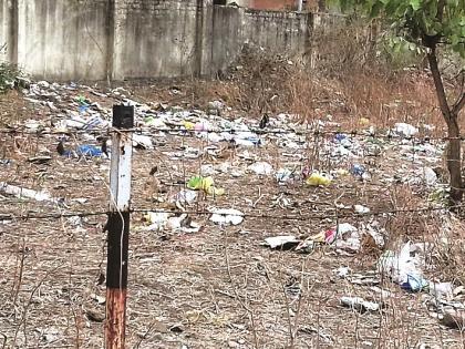 Garbages, waste water on roads in Buldhana city | बुलडाण्यात अस्वच्छतेचा कळस; जागोजागी कचऱ्यांचे ढीग