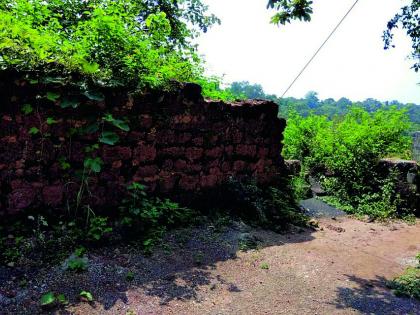 Necklace of ruby ​​is neglected | माणिकगडावरील भुयार उपेक्षित