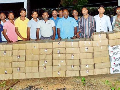 13 lakh illegal ammunition seized | १३ लाखांचा अवैध दारूसाठा जप्त