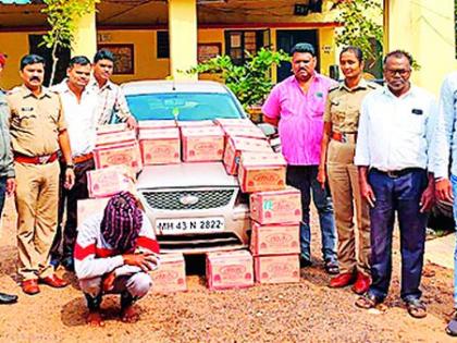 Six lakh ammunition seized in Brahmapur | ब्रह्मपुरीत सहा लाखांचा दारुसाठा जप्त Six lakh ammunition seized in Brahmapur | ब्रह्मपुरीत सहा लाखांचा दारुसाठा जप्त