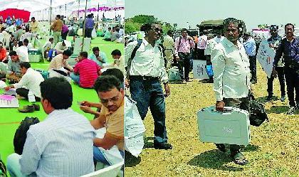 Polling for 9th Lok Sabha today at 9 35 centers | ९३५ केंद्रांवर आज लोकसभेसाठी मतदान