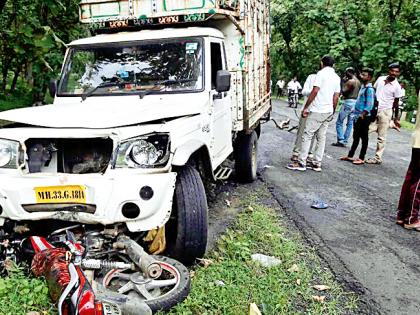 Trucker killed in truck crash | ट्रकच्या धडकेत दुचाकीस्वार ठार