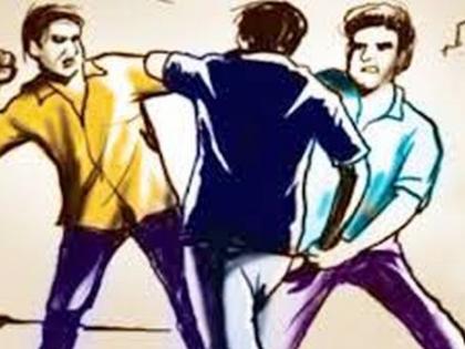 नाश्ता लॅारीच्या वादातून एकाचे डोके फोडले