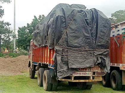 Lampas with the help of the truck owner | ट्रक मालकाच्या मदतीने गाठी लंपास