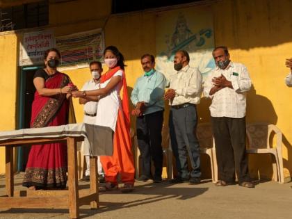 Women's Day at Swami Muktanand Vidyalaya | स्वामी मुक्तानंद विद्यालयामध्ये महिला दिन