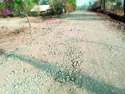  Vilholi-Belgaon Cloud road work | विल्होळी-बेळगाव ढगा रस्त्याचे काम रखडले