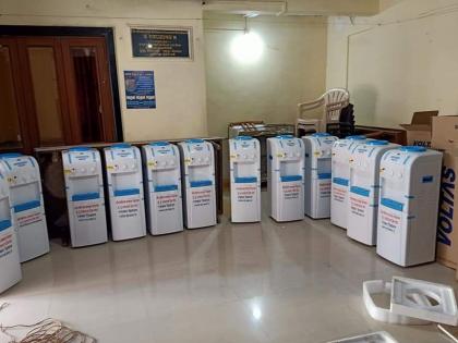 12 automatic hot water machine for Corona hospital provided by Jain team of Bhayandar | भाईंदरच्या जैन संघाने दिली कोरोना रुग्णालयासाठी १२ स्वयंचलित गरम पाणी यंत्र